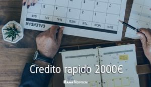 Credito rapido 2000€