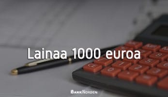 Lainaa 1000 euroa