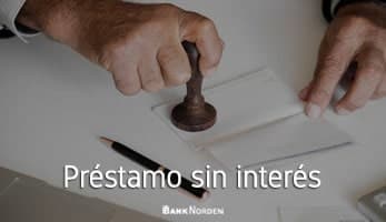 Préstamo sin interés