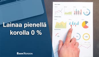 Lainaa pienellä korolla 0 %