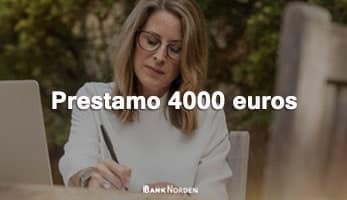 Prestamo 4000 euros