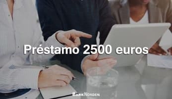 Préstamo 2500 euros
